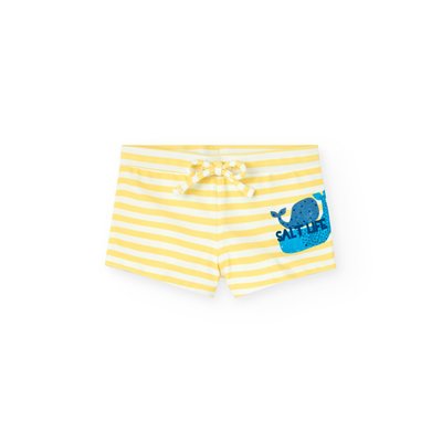 Boxer avec imprimé rayures et cordon de réglage BOBOLI