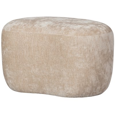 Pouf organique en tissu chenille POPULAR BEPUREHOME