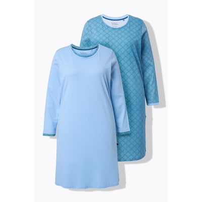 Lot de 2 grands T-shirts à motif ULLA POPKEN