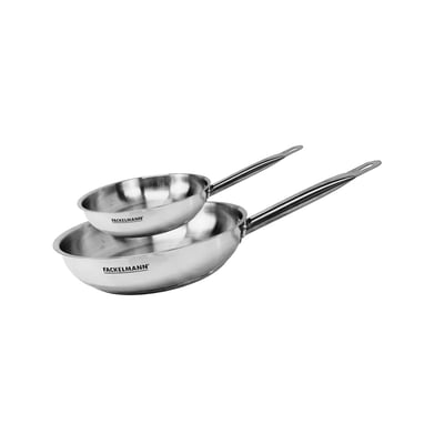Set de 2 poêles 20 et 28 cm en inox ETERNA FACKELMANN