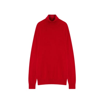 Pull Col Roulé Rouge Connor JUST CASHMERE