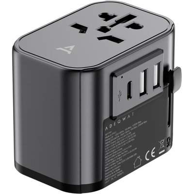 Adaptateur de voyage Universel EU UK US AUS ASIA 30W ADEQWAT