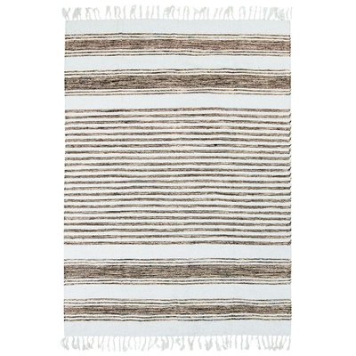 Tapis salon en coton lignes - TERRA COTTON LIGNES THE DECO FACTORY