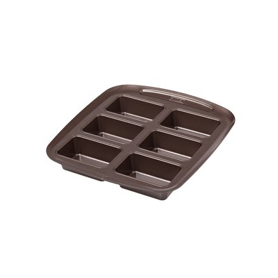 Moule de 6 mini cakes en métal 6, facile à démouler et nettoyer PYREX