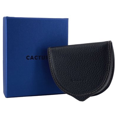Porte-monnaie cuir de vachette CACTUS