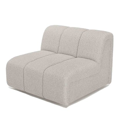 Canapé modulable en tissu bouclette - HELENE POTIRON PARIS