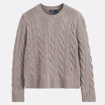 Пуловер с круглым вырезом из смешанной шерсти и кашемира POLO RALPH LAUREN