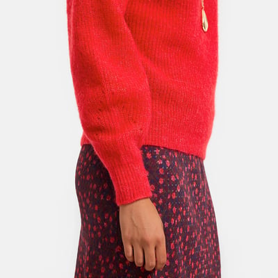 Camisola de gola subida, mistura de alpaca, Signature ARISTIDE LA REDOUTE COLLECTIONS