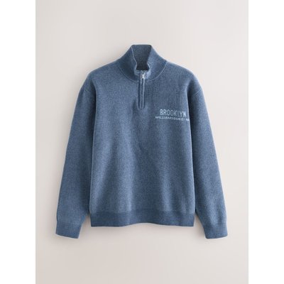 Pull regular avec motif brooklyn en chenille NEXT