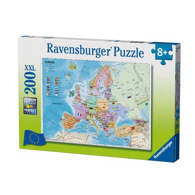 Puzzle Carte d'Europe 200 pcs RAVENSBURGER