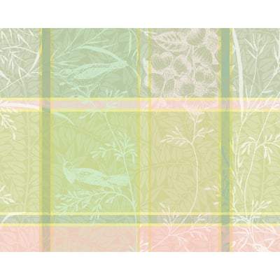 Set pur coton enduit MILLE PRINTEMPS GARNIER THIEBAUT