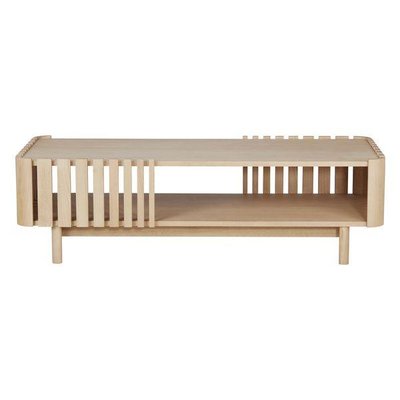 Table basse châtaignier Japandi 140cm Tridan ZAGO