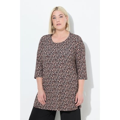 T-shirt long décolleté rond et manches 3/4 ULLA POPKEN