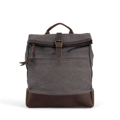 Sac à dos en toile et cuir brut TEKOKOTA OH MY BAG
