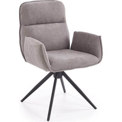 Chaise pivotante tapissée avec accoudoirs RECOLLECTION
