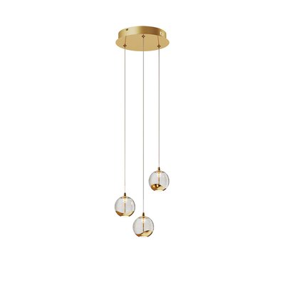 Suspension en verre moderneLED, Hayley LUCANDE
