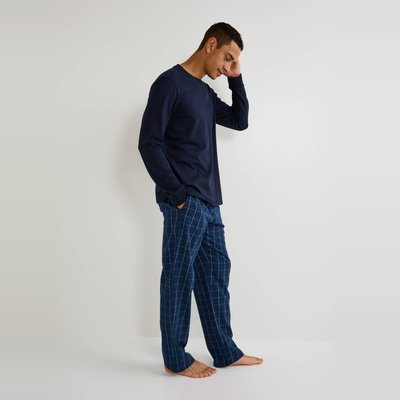 Pyjama long à carreaux MONOPRIX