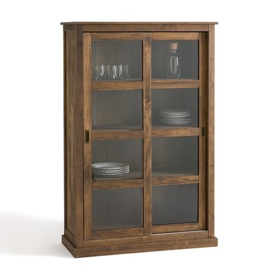 Vitrine basse 2 portes pin massif, Lunja LA REDOUTE INTERIEURS