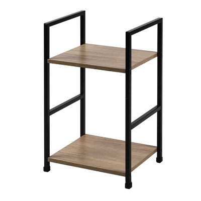 Etagère droite échelle 2 niveaux en Métal et MDF TOILINUX