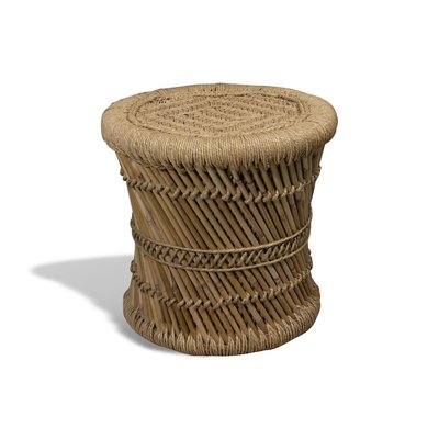 Meuble d'appoint en bambou tressé naturel, ZAMZEBE NOW'S HOME