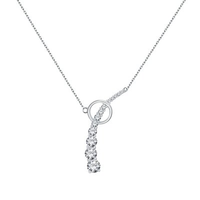 Collier en argent 925 et oxyde de zirconium CLEOR