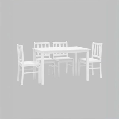 Обеденная группа из массива гевеи SO'HOME
