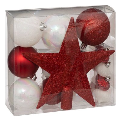 Kit de sapin "Colorama de Noël" 18 pièces cassis FEERIC LIGHTS & CHRISTMAS
