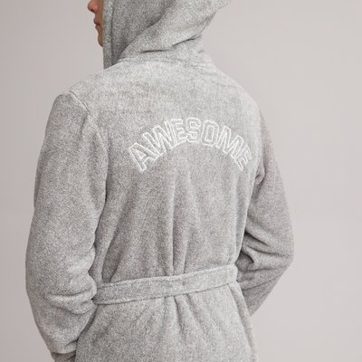 Robe de chambre à capuche en polaire LA REDOUTE COLLECTIONS