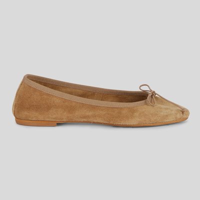 Ballerines en cuir MONOPRIX