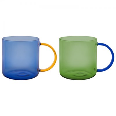 Mug en verre Fred lot de 2 REMEMBER