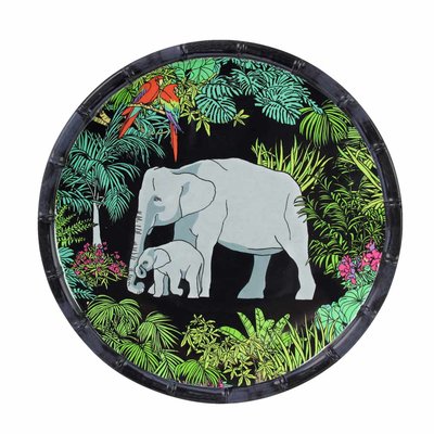 Petite assiette en mélamine Jungle 23 cm LES JARDINS DE LA COMTESSE