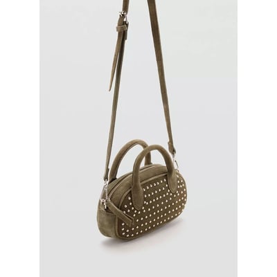 Mini sac en cuir à clous MANGO TEEN