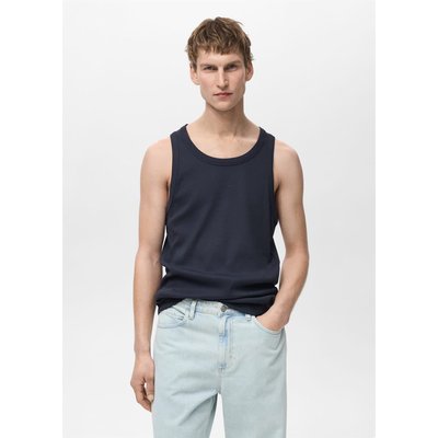 Débardeur côtelé slim fit MANGO MAN