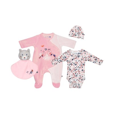 Set naissance gianna maille ouverture devant naissance SUCRE D'ORGE