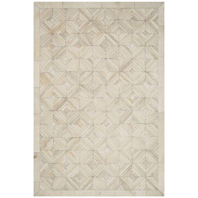 Tapis cuir de vache véritable cousu main PAMPA NOVATREND