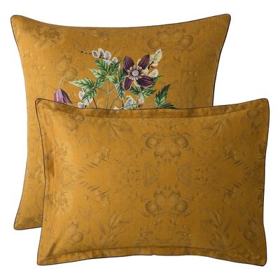 Taie d'oreiller satin de coton 120 fils CHANTS D'OISEAUX GARNIER-THIEBAUT