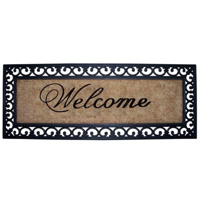 Paillasson Coco et Caoutchouc Welcome 120x45x2cm WADIGA
