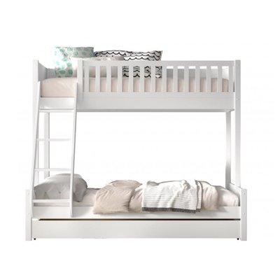 lit familial avec lit gigogne blanc VIPACK