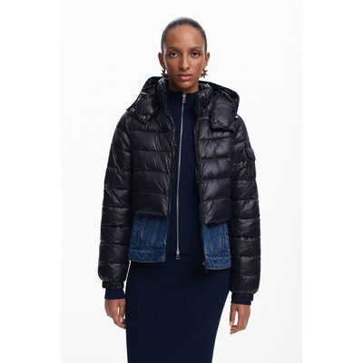 Manteau court matelassé combiné DESIGUAL