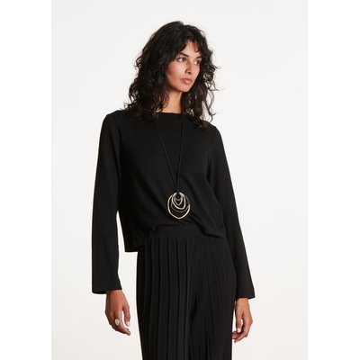 Pull court manches longues col rond LA FEE MARABOUTEE