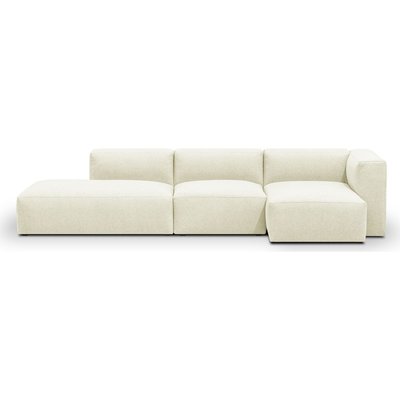 Canapé d'angle à droite modulable 5 places en tissu - MODULO NEW HOMIFAB