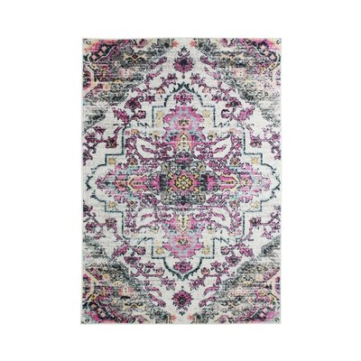 Tapis intérieur extérieur esprit médaillon vintage  CALOR THE DECO FACTORY