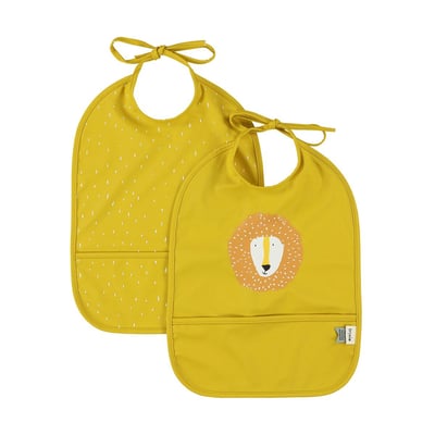 Lot de 2 bavoirs imperméables TRIXIE