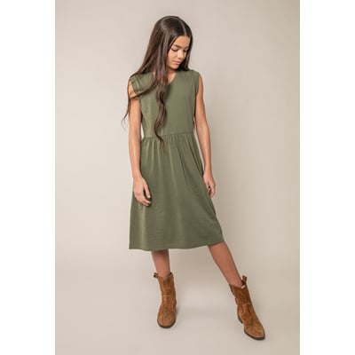 Robe évasée fille en 100% coton AYNA DEELUXE