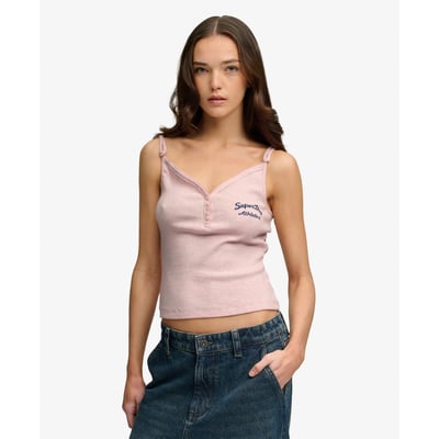 Top à bretelles Athletic Essentials avec boutons SUPERDRY