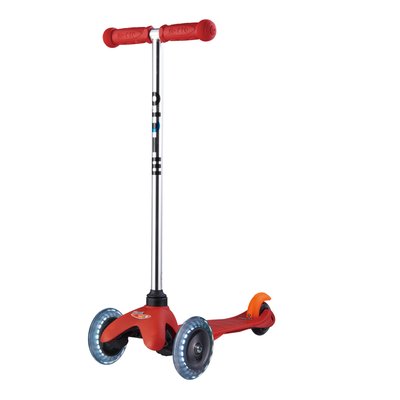 Trottinette 3 roues Mini Micro Rouge Led MICRO MOBILITY