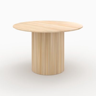 Table ronde 4 personnes en bois de manguier D120 cm - AGATHE RENDEZ-VOUS DÉCO