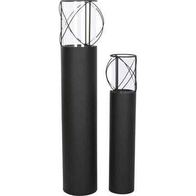 Bougeoir en métal et verre (lot de 2), Loft RECOLLECTION