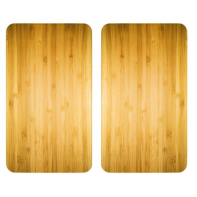 2 Couvre-plaques Universel Bois WENKO