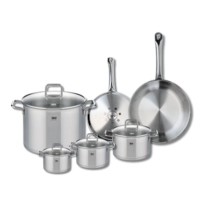 2 poêles 24/28cm + 4 faitouts 12/14/16/26cm PROFI CITRIN ELO